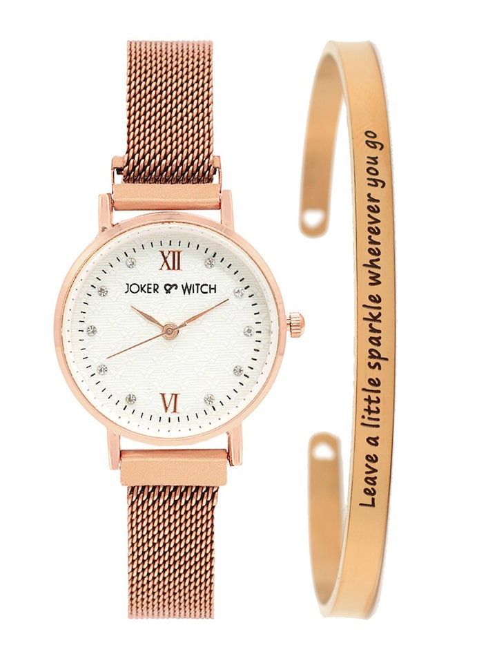 Joker & WItch JWBS214 Analog Watch with Bracelet Gift Set for Women-thunohoangphong.vn