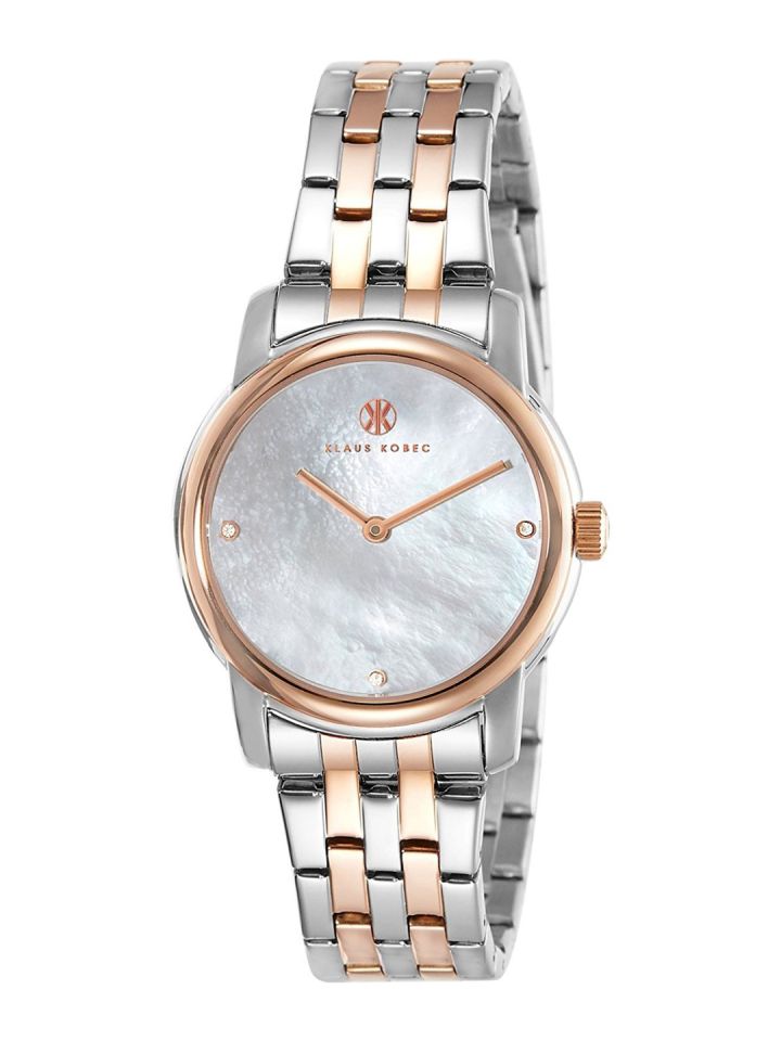 Buy Klaus Kobec Women Silver Toned Analogue Watch KK 10028 33