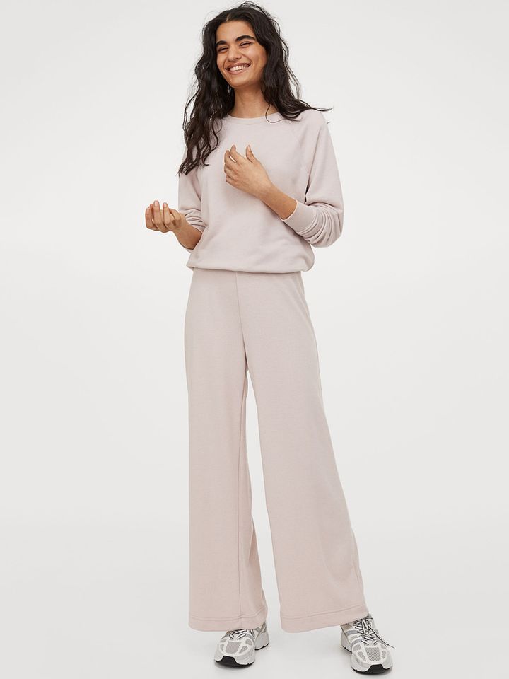 Buy H\u0026M Women Pink Solid Straight 