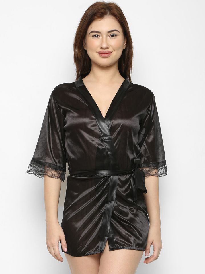 Mini robe satin store