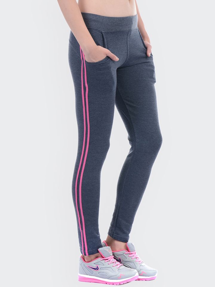 Sweet dreams striped womens track sale pants