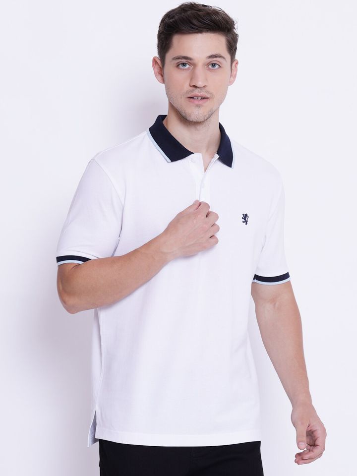 Red tape white t shirt best sale