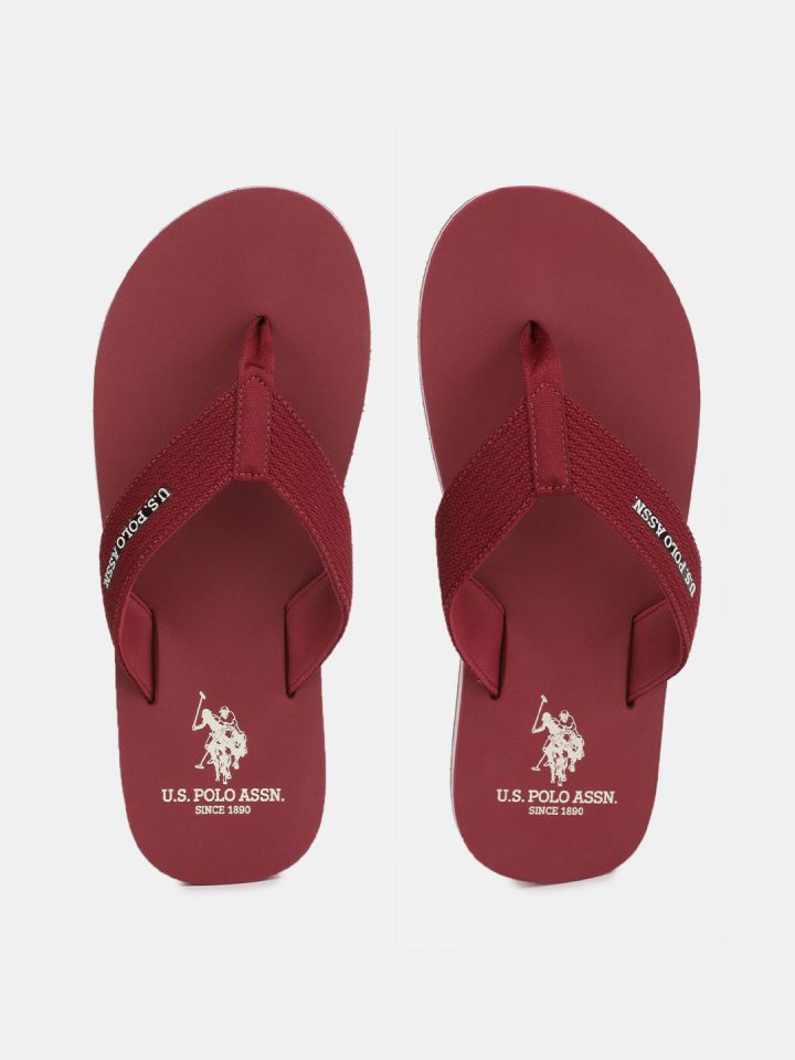 Us polo sale slippers myntra