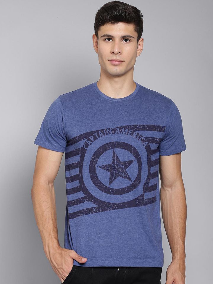 Captain america t shirt hot sale myntra