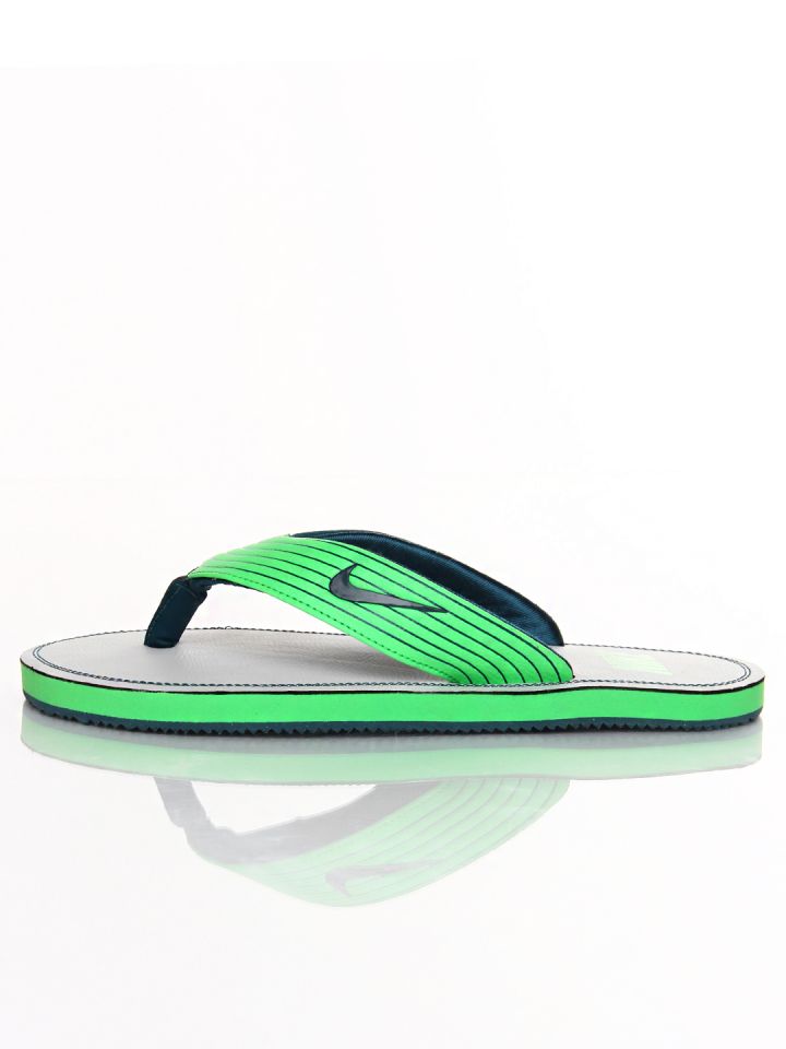 Nike Green Blue Chroma Thong III Flip Flops