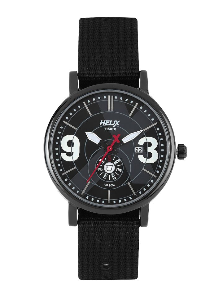 Buy Helix By Timex Men Black Dial Watch TW024HG04 Watches for