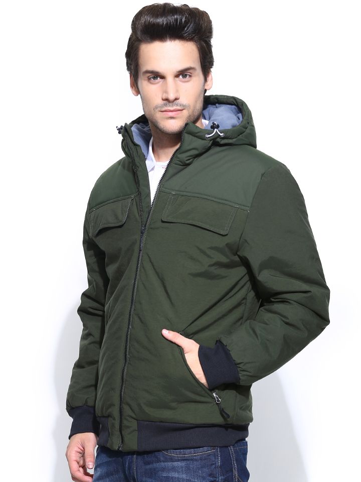 ADIDAS Originals Men Dark Green PRIME HD JT AOP Hooded Jacket
