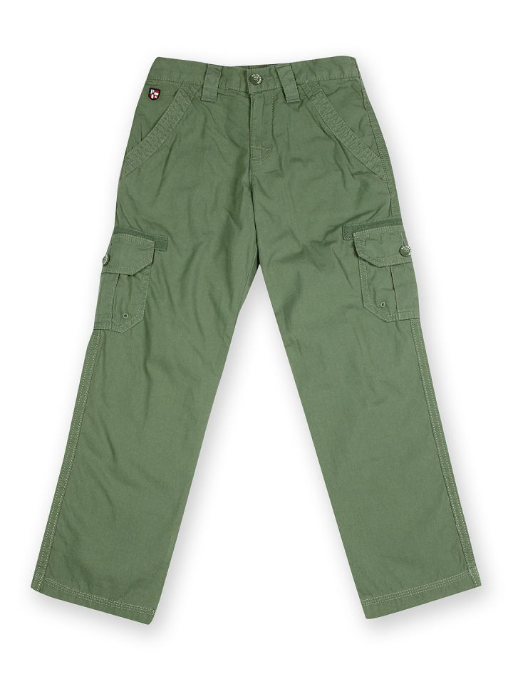 kids green cargo pants
