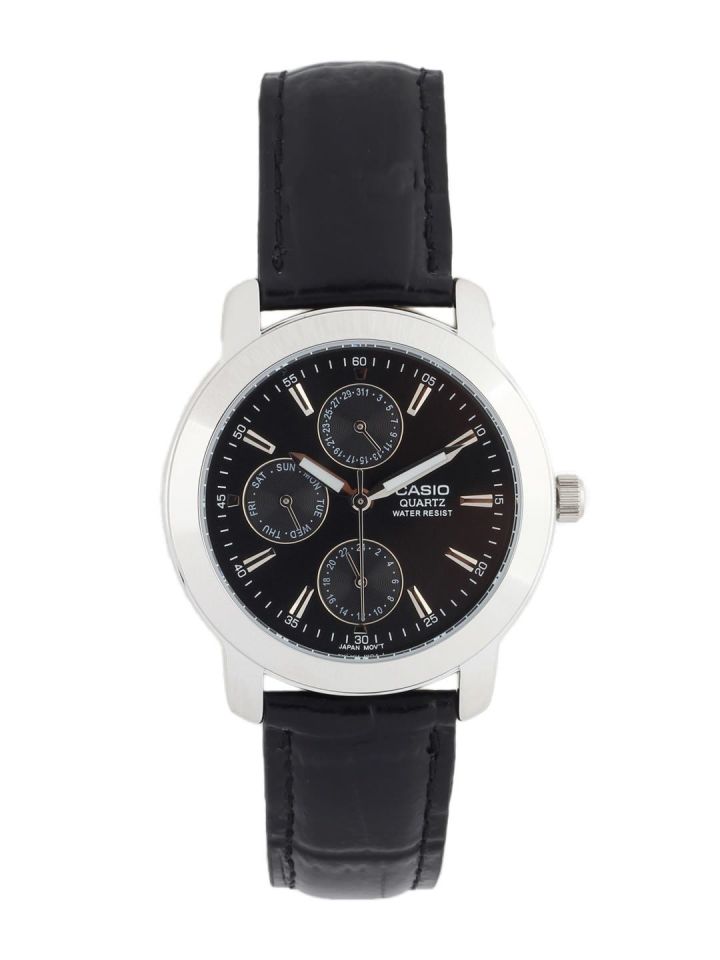 Buy Casio Enticer Men Black Analogue Multi Dial Watch MTP 1192E