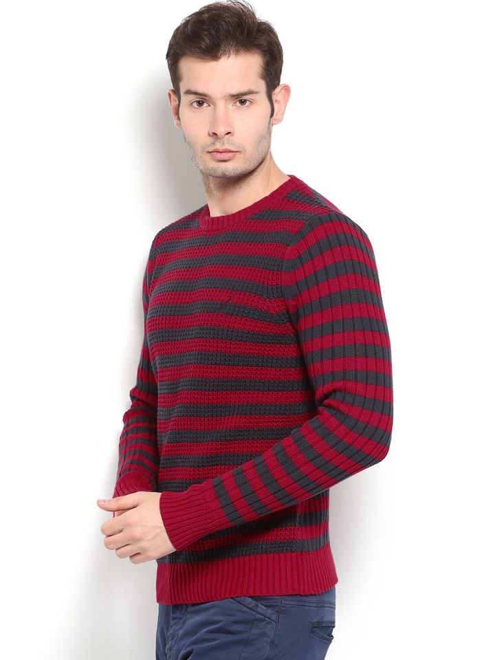 Red nautica shop sweater
