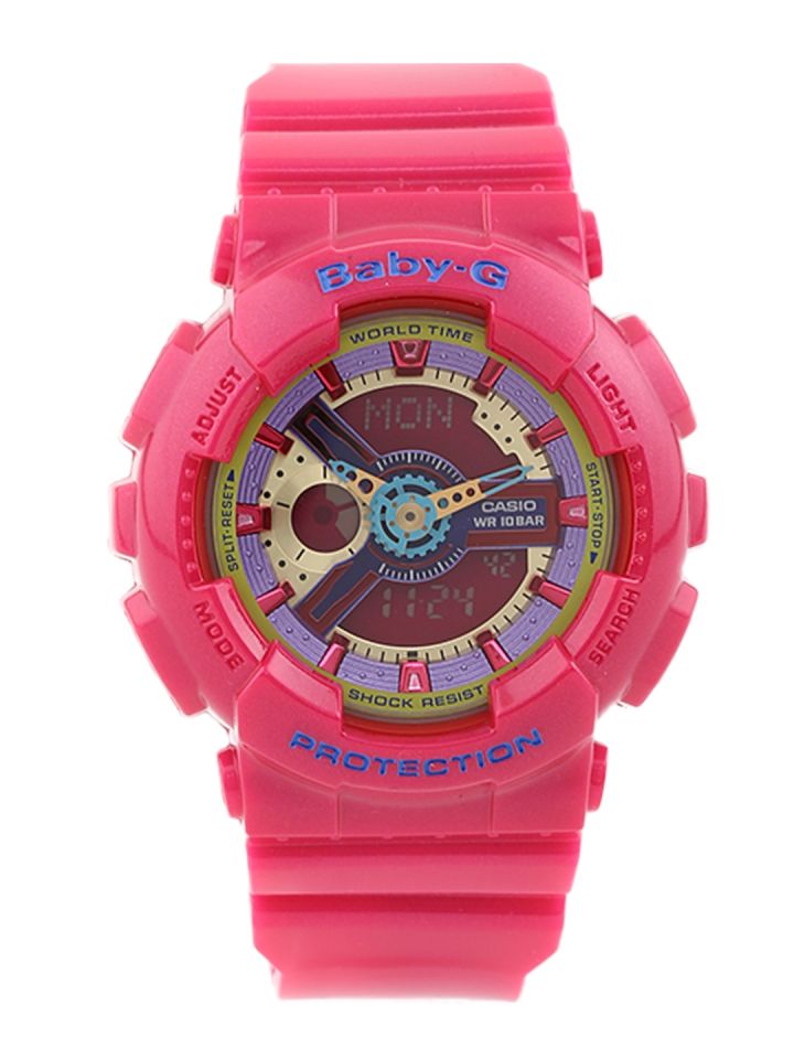 Buy Casio Baby G Women Pink Analogue Digital Watches BX031 BA