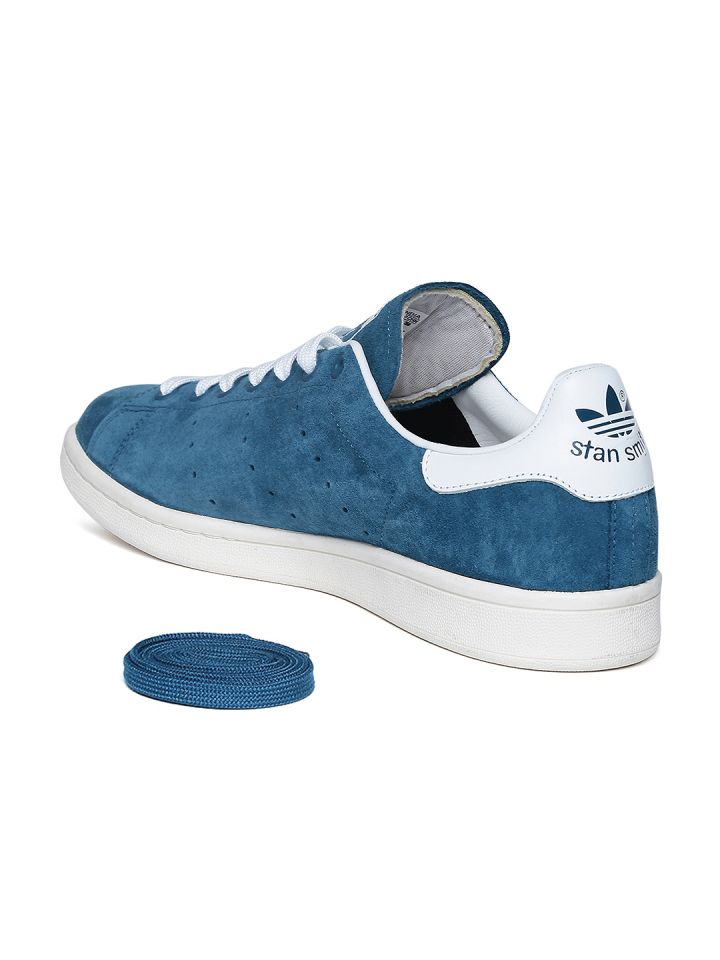 Adidas stan smith outlet suede tribe blue