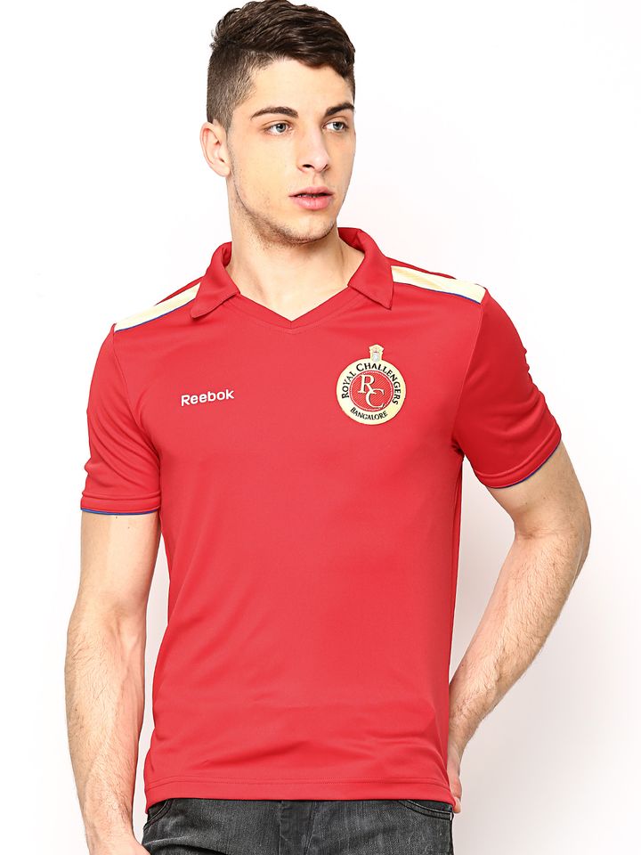 Rcb t shirt reebok Clearance