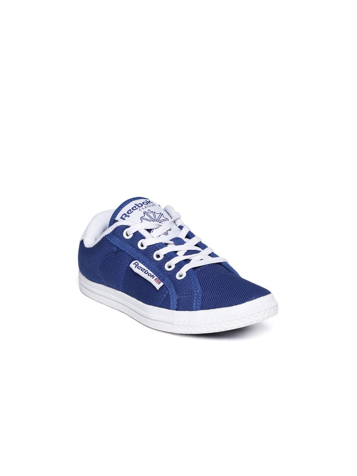 reebok on court iii blue sneakers