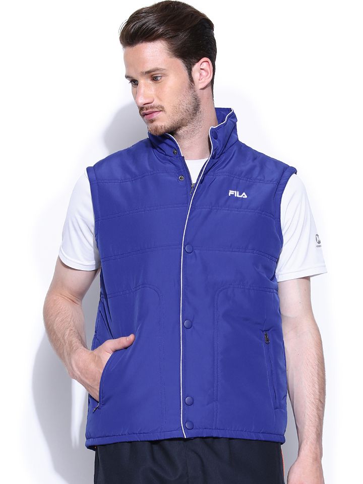 FILA Blue Torisma Sleeveless Jacket