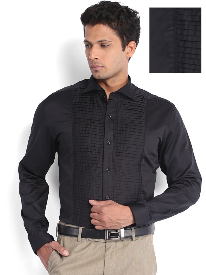 Tuxedo shirt for men on sale