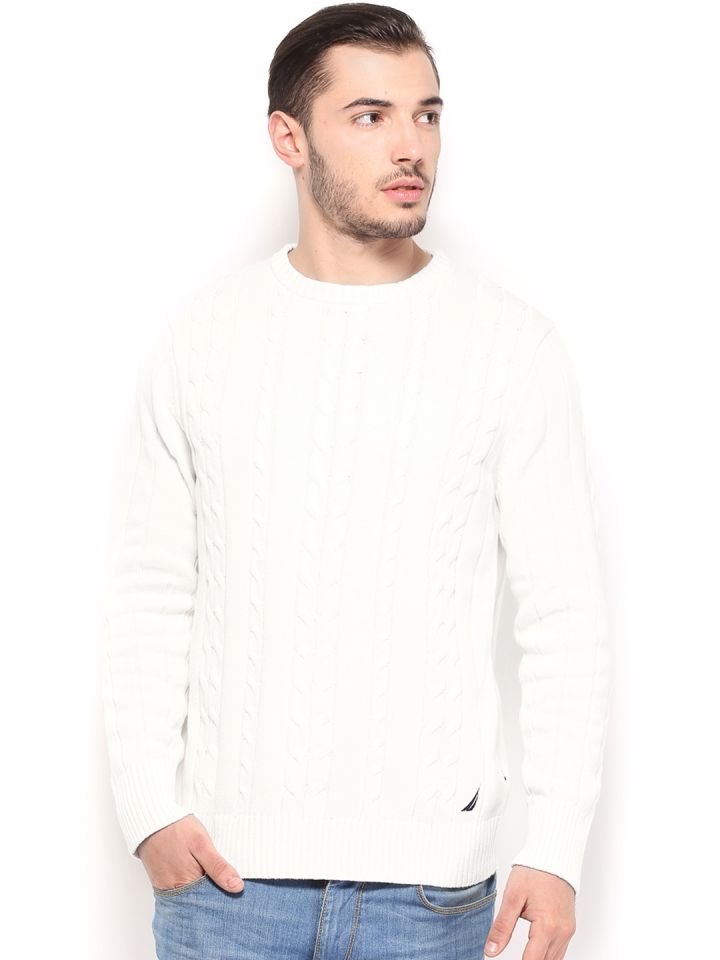 White outlet nautica sweater