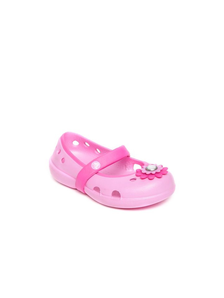 Crocs Keeley Girls Pink Clogs