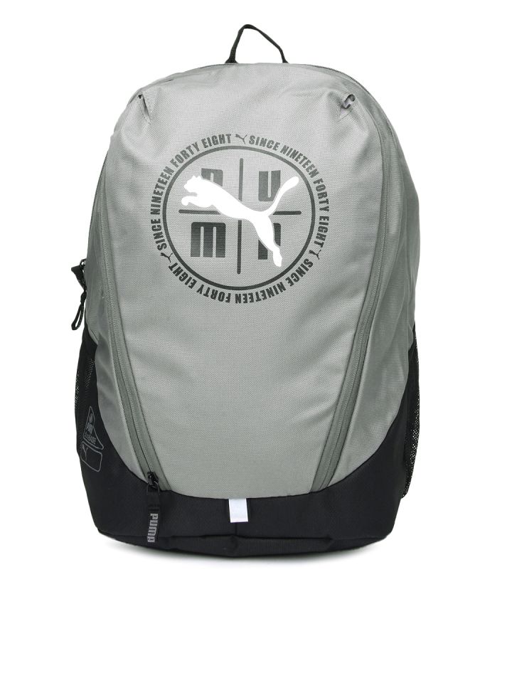 Puma unisex grey echo backpack deals