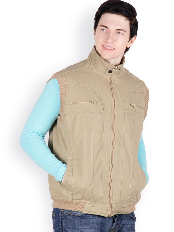 Sleeveless jacket cotton cheap