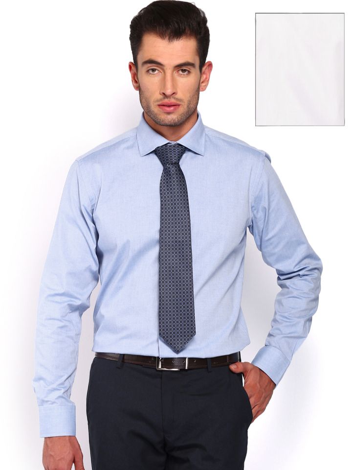Buy Tie Rack London Men Selection Of 2 Formal Shirts With Tie - Shirts for  Men 649996