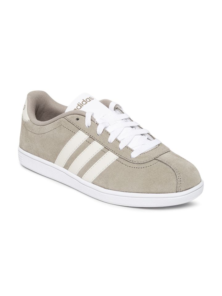 Buy ADIDAS NEO Men Beige Suede VLCOURT Casual Shoes - Casual Shoes for Men  655761 | Myntra