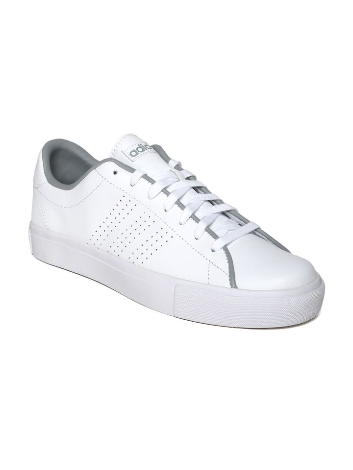 ADIDAS NEO Men White Daily Line Leather Casual Shoes