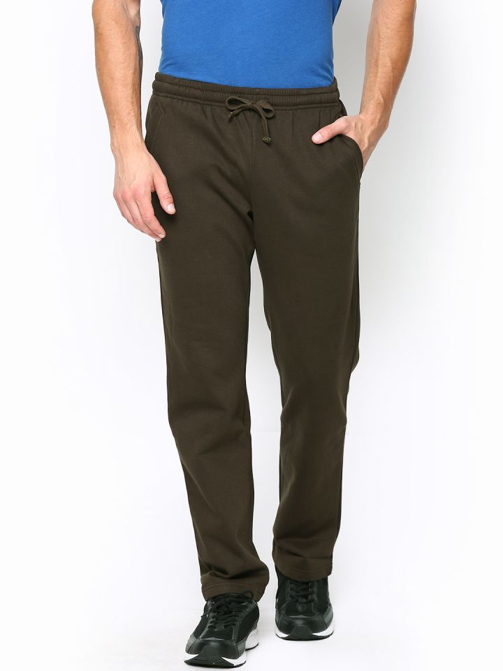 John Players Men Brown Track Pants