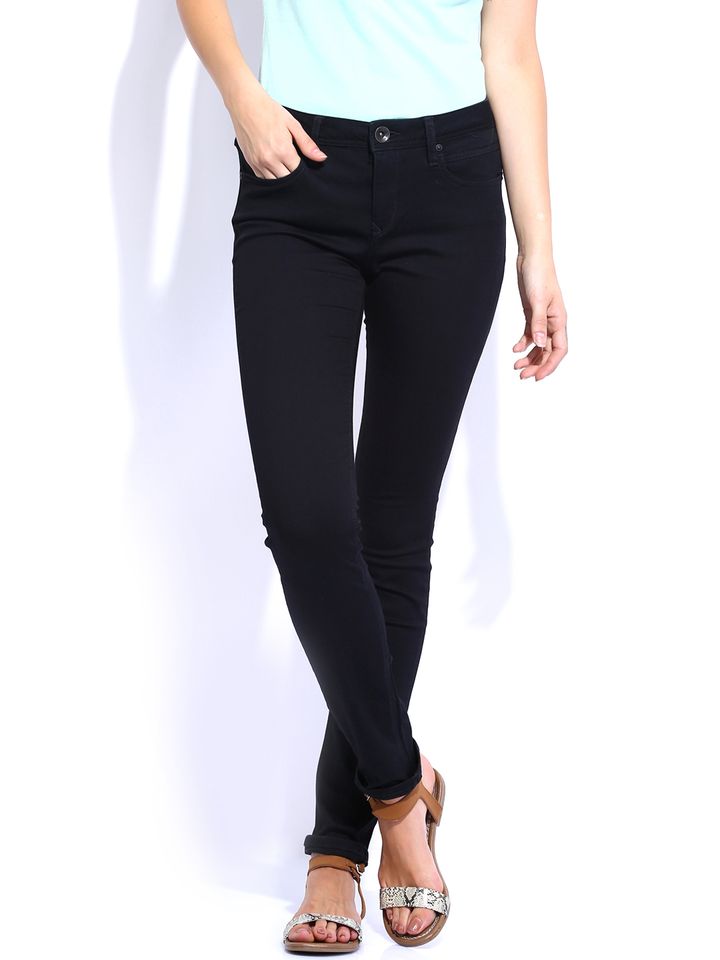 tommy hilfiger women's black jeans
