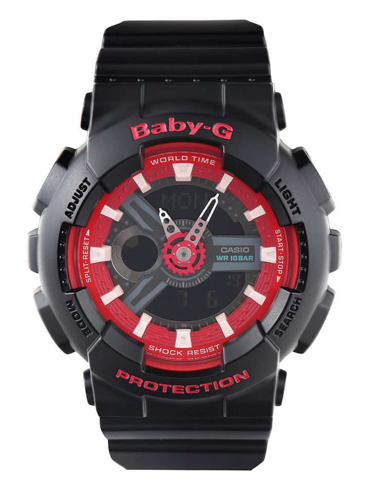 Casio Baby G Women Black Analogue Digital Watches BX036 BA 110SN 1ADR