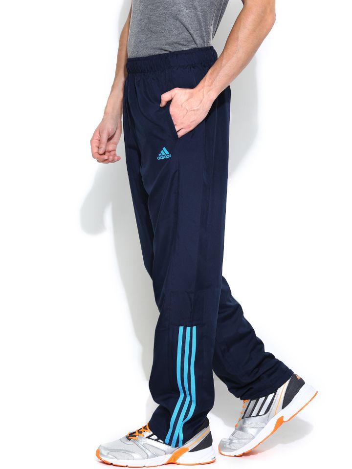 ADIDAS Men Navy ESS Mid WV Training Track Pants