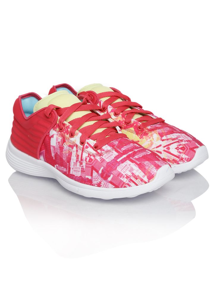 Reebok Women Pink White Skyscape Fuse Sports Shoes