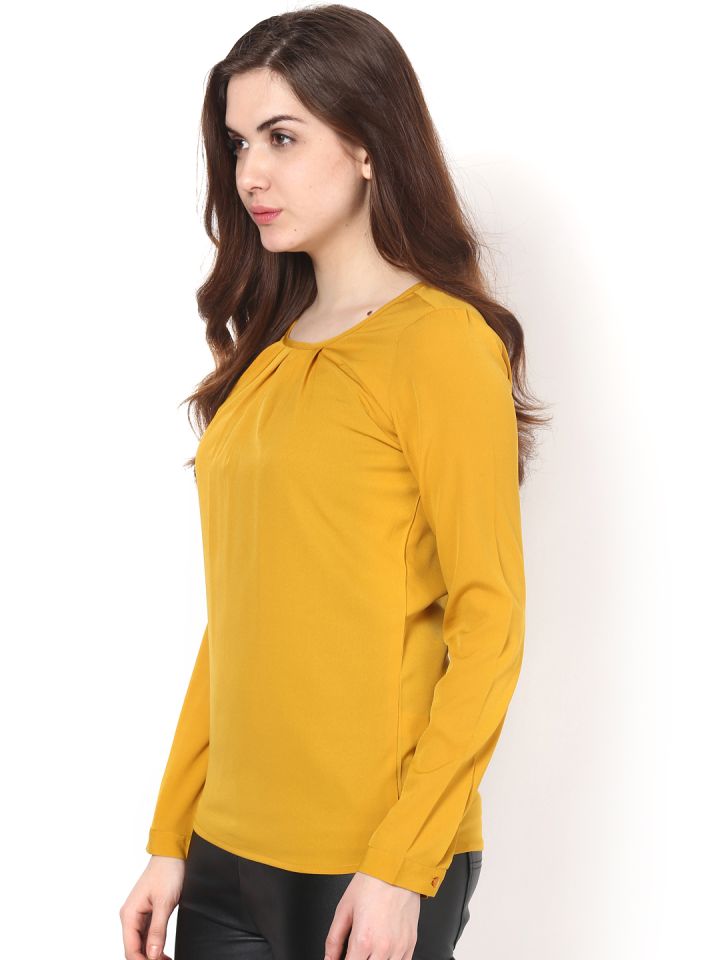 Harpa mustard shop yellow top
