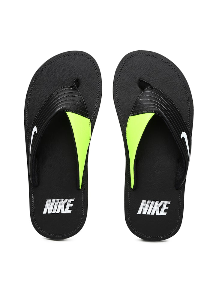 Buy Nike Men Black \u0026 Neon Green Chroma 
