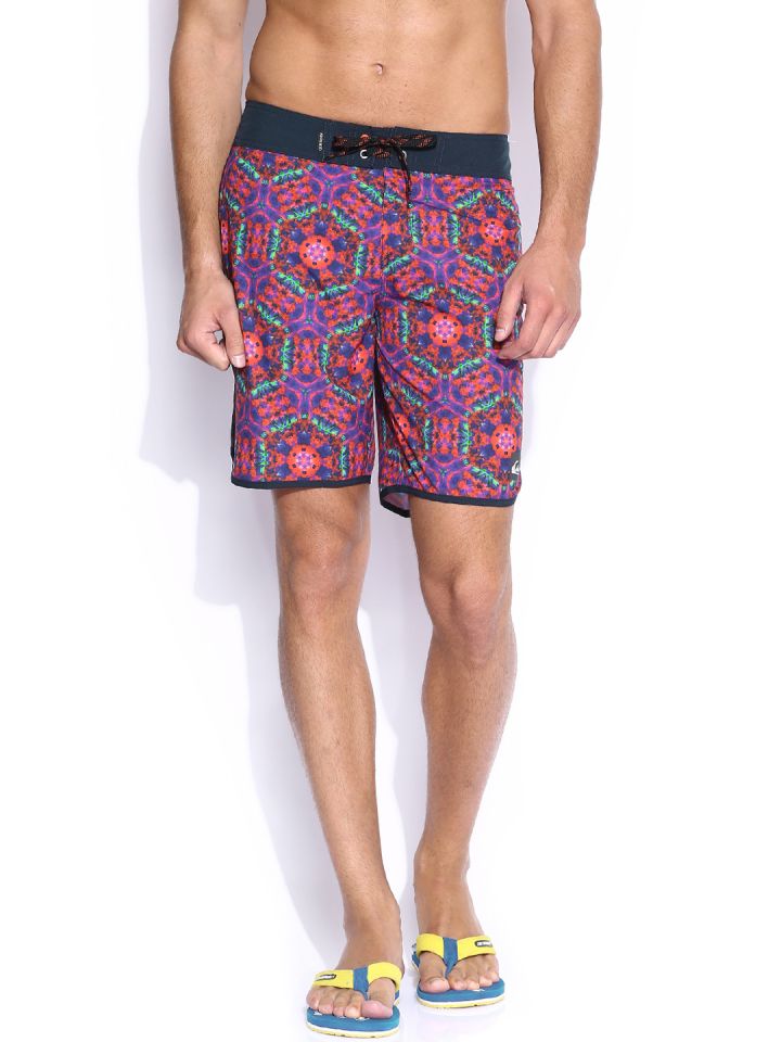 Quiksilver Men Multicoloured Printed Board Shorts
