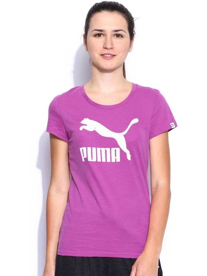 puma purple t shirt