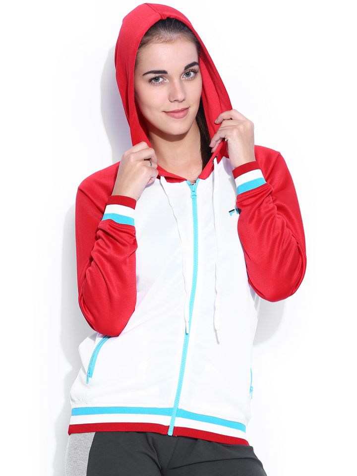 Fila red 2025 and white jacket