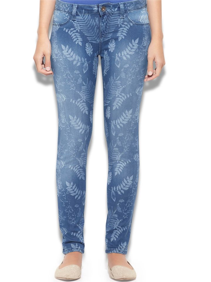 Printed jeggings myntra new arrivals