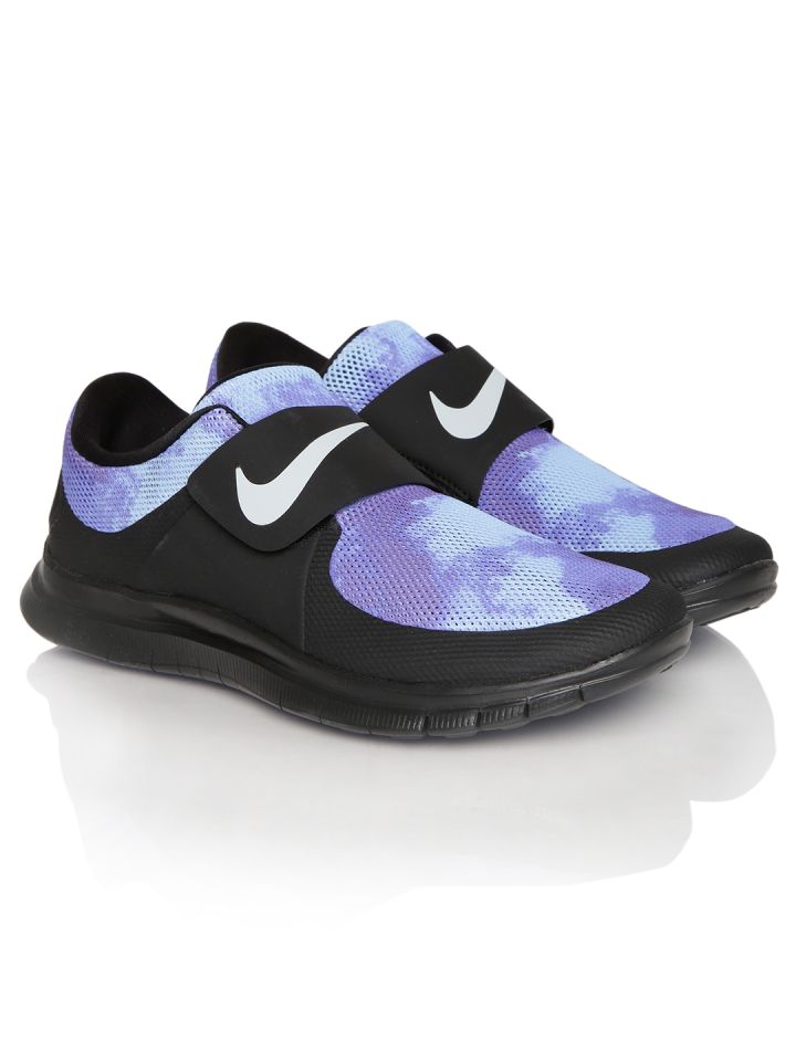 Buy Nike Men Black & Purple Free Socfly Casual Shoes - Men 731306 | Myntra