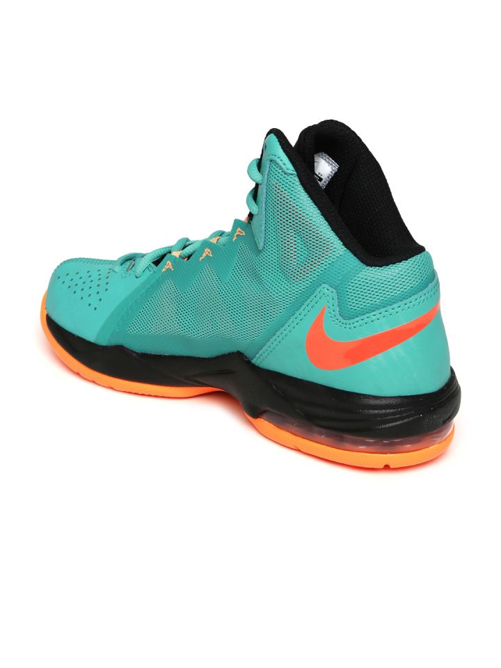 Turquoise nike basketball top shoes