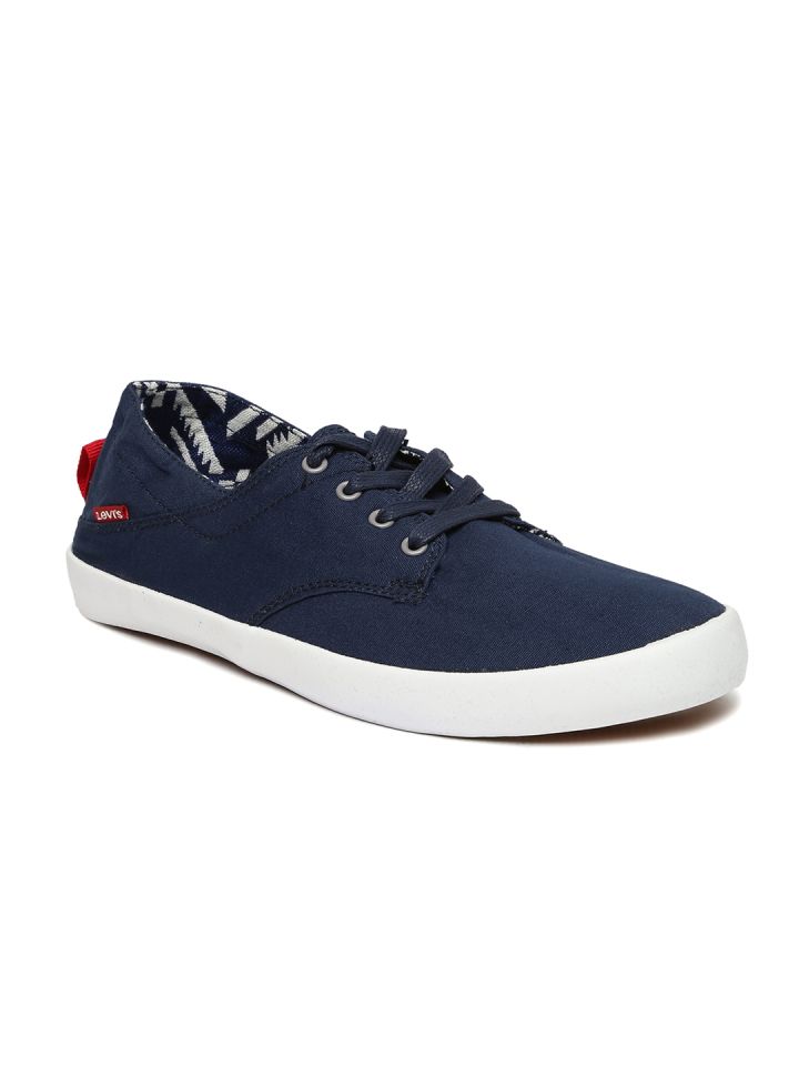 Buy Levi's Men Navy Canvas Shoes - Casual Shoes for Men 756928 | Myntra