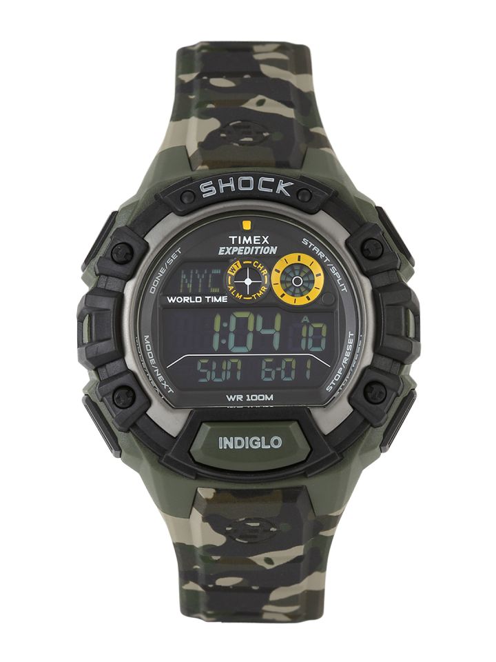 Digital deals camo watch