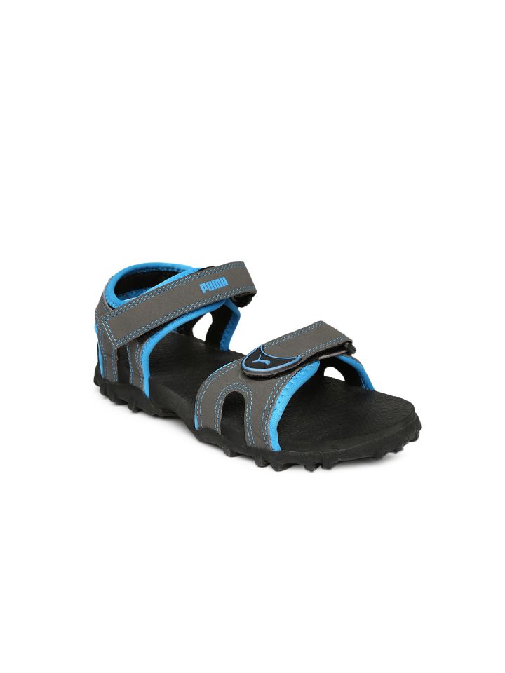 PUMA Boys Grey Jeep DP Sports Sandals