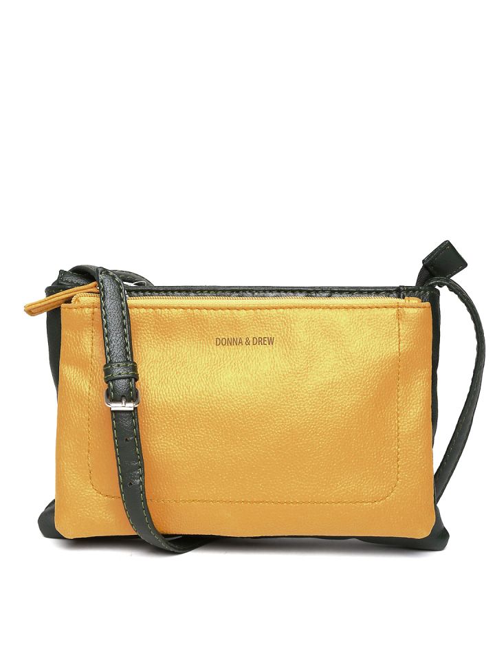 dark green sling bag