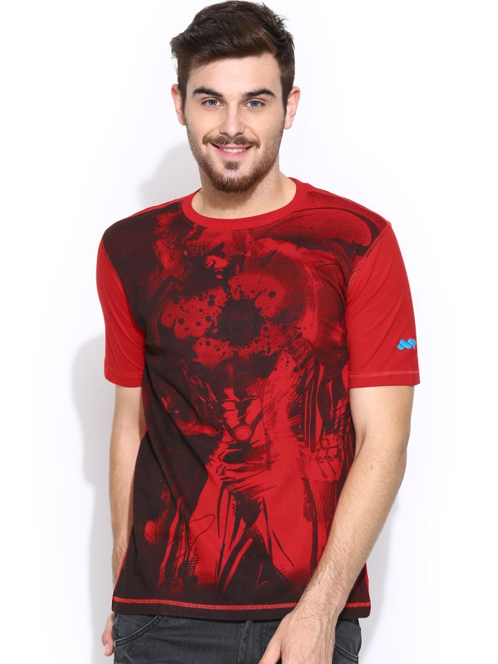 Buy Spunk Men Red Printed T Shirt Tshirts for Men 767984 Myntra