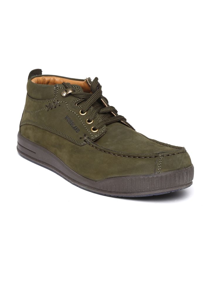 Woodland olive casual shoes best sale