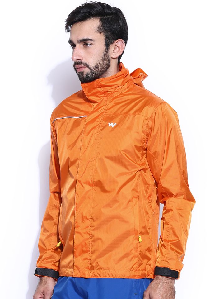 Wildcraft Orange Checked Rain Pro Jacket atelieryuwa.ciao.jp