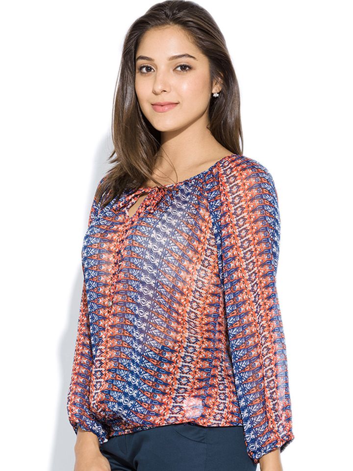 jeans top on myntra