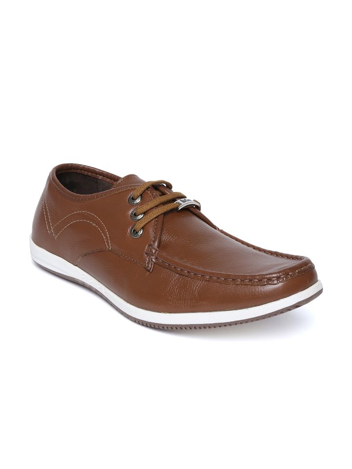 lee cooper tan casual shoes