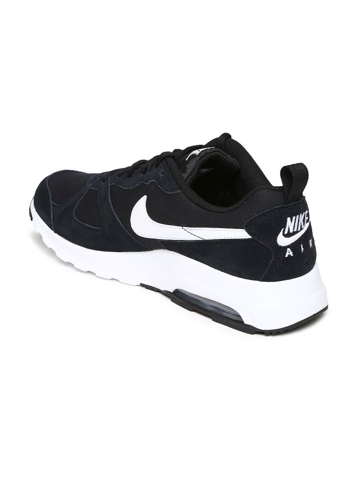 Nike Men Black Air Max Muse Leather Casual Shoes